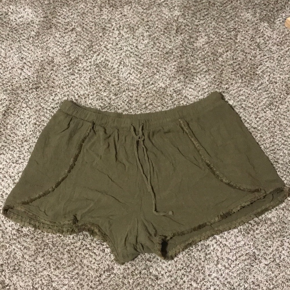 Tuscan Olive Lounge Shorts